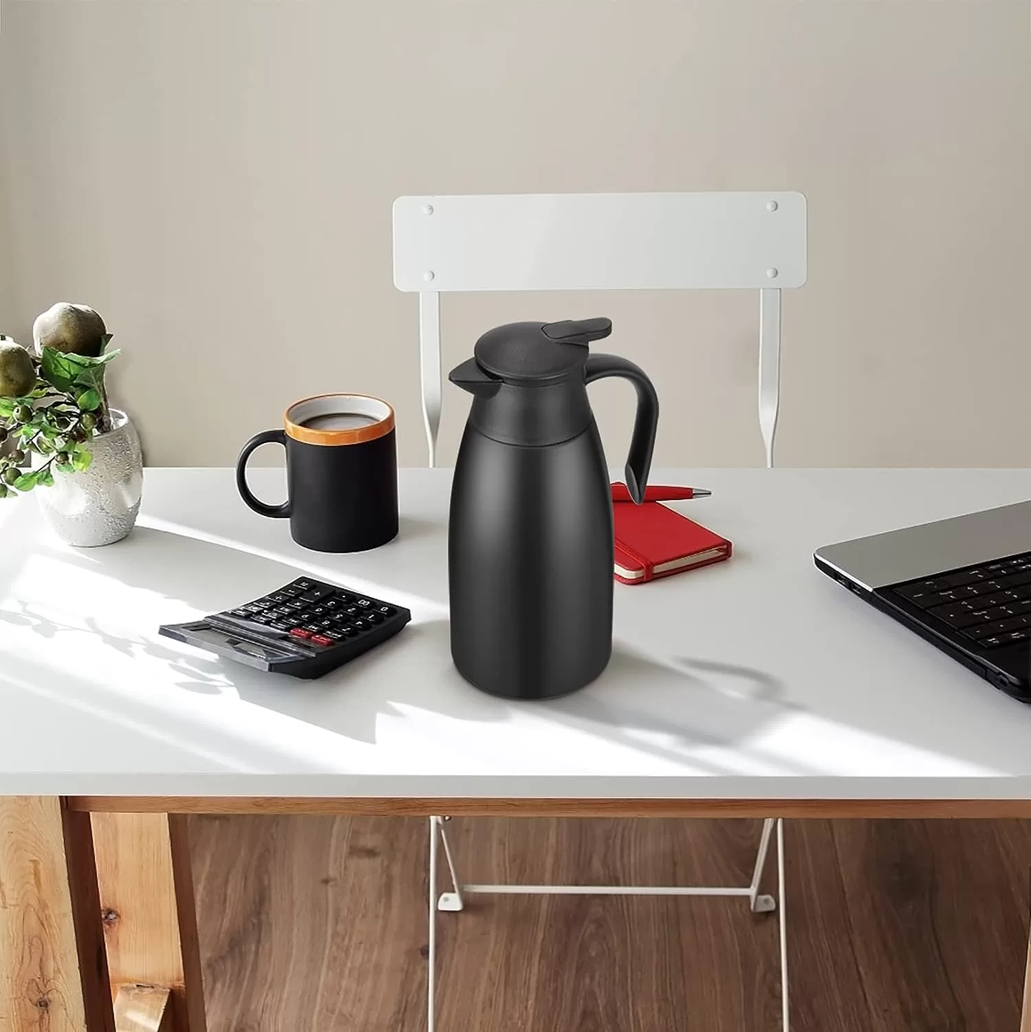 Double Wall Vacuum Electric Thermos Kettle with Digital