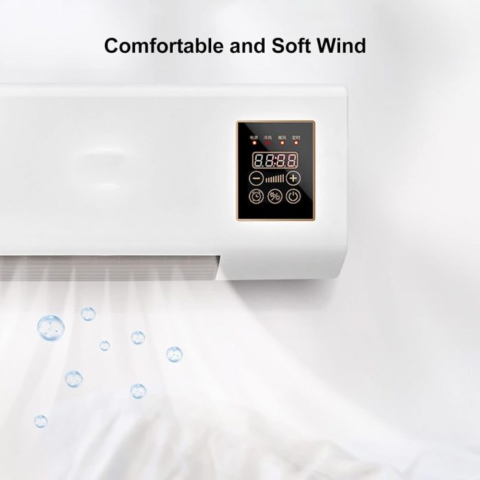 Wall Mounted Electric Heating Air Conditioner with Remote Control Made in Germany