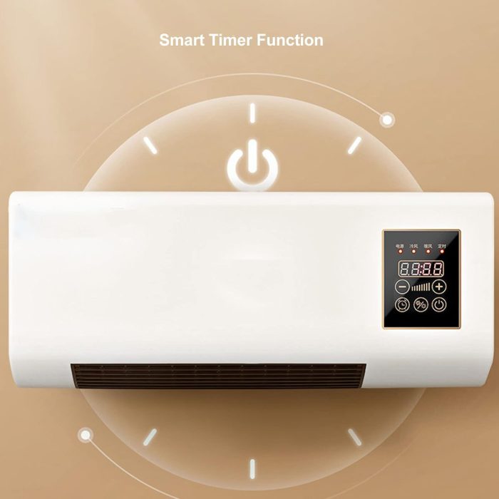 Wall Mounted Electric Heating Air Conditioner with Remote Control Made in Germany