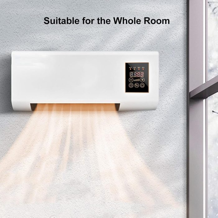 Wall Mounted Electric Heating Air Conditioner with Remote Control Made in Germany