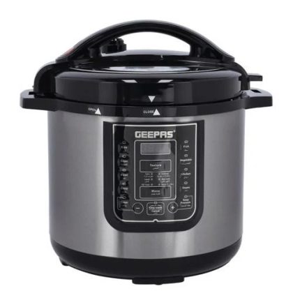 Geepas GMC35030 Digital Multi Cooker 12L, Ideal for Rice Meat bean vegetable Soup | Detachable Inner Lid