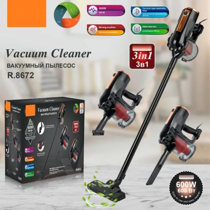 RAF 3 in 1 Vacuum Cleaner 600W R.8672 - Black