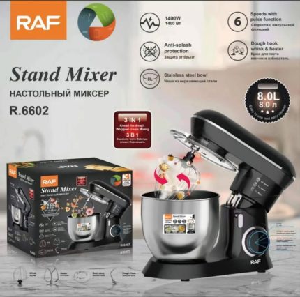 RAF 8L Kitchen Electric Stand Mixer R6602